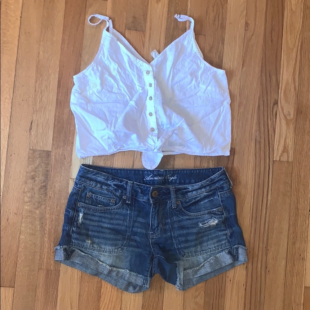 American Eagle Low Rise Shortie